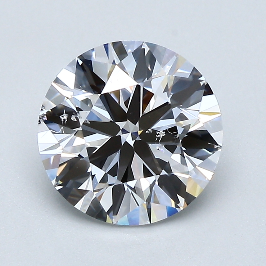 2.12 Carat Round Cut Lab Diamond