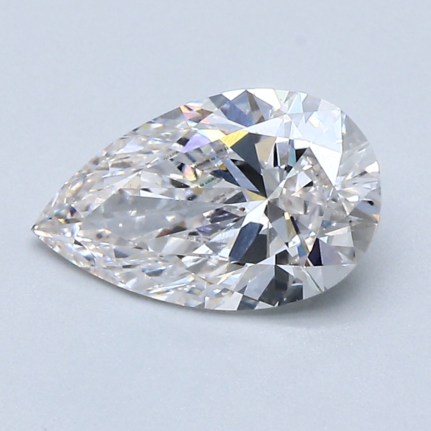 1.26 Carat Pear Cut Lab Diamond