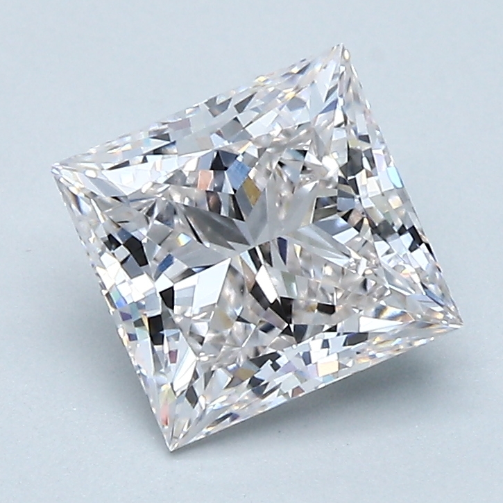 1.53 Carat Princess Cut Lab Diamond