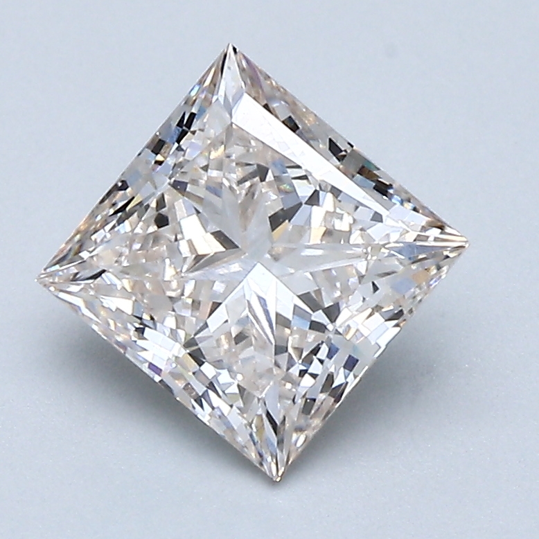 1.57 Carat Princess Cut Lab Diamond