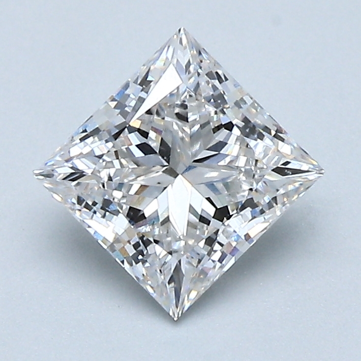 1.21 Carat Princess Cut Lab Diamond