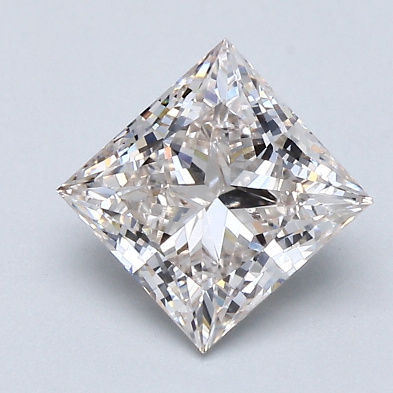 1.58 Carat Princess Cut Lab Diamond