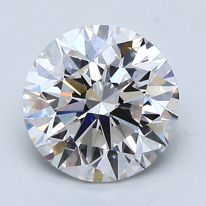 1.7 Carat Round Cut Lab Diamond