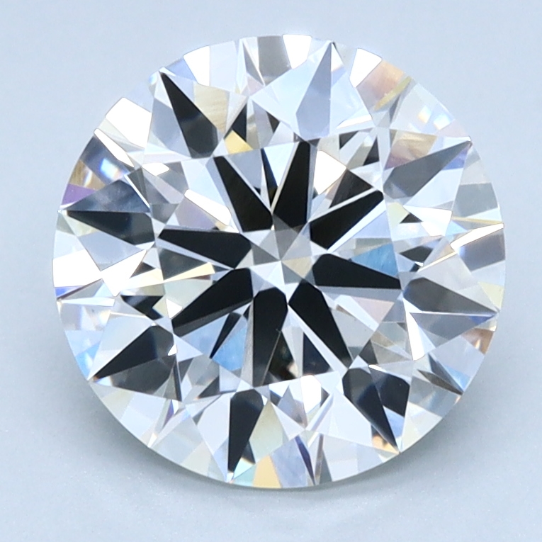 2.22 Carat Round Cut Lab Diamond