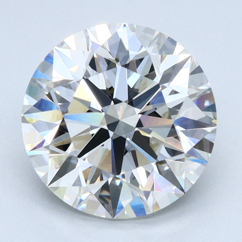 2.42 Carat Round Cut Lab Diamond