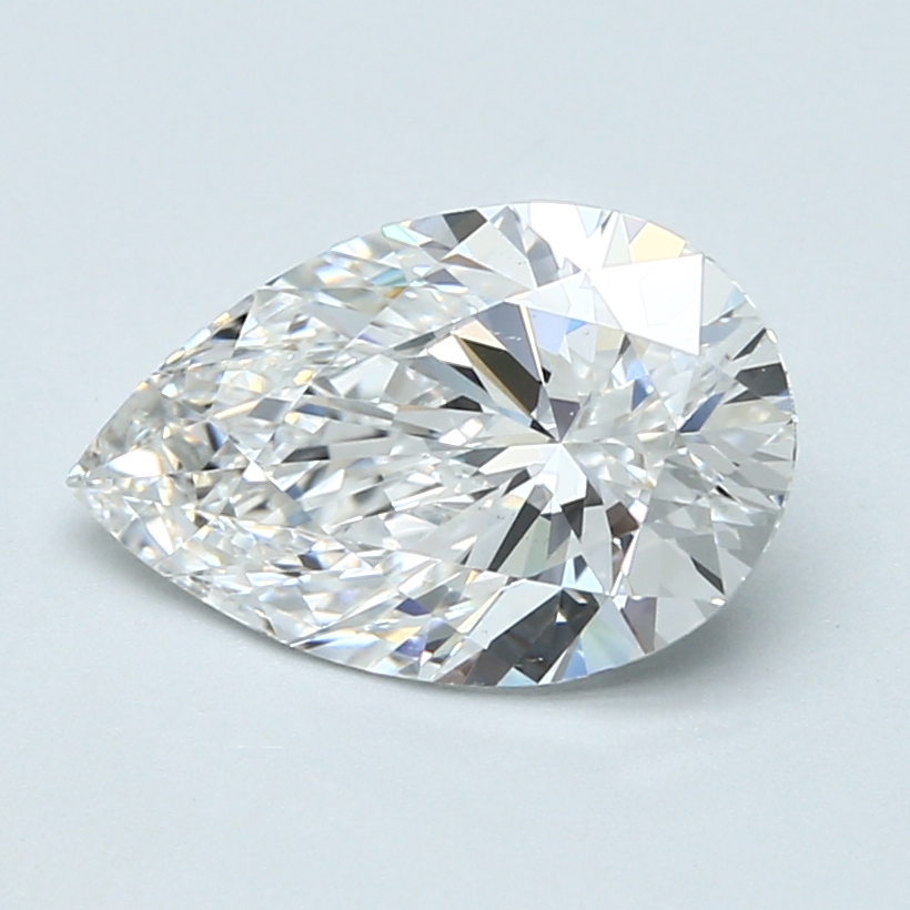 2.43 Carat Pear Cut Lab Diamond