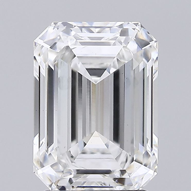 2.66 Carat Emerald Cut Lab Diamond