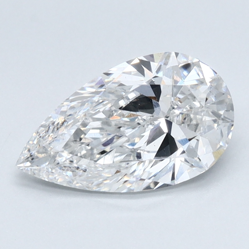 1.26 Carat Pear Cut Lab Diamond