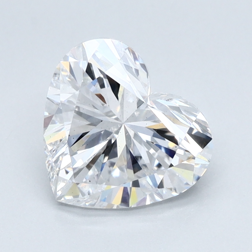 1.5 Carat Heart Cut Lab Diamond