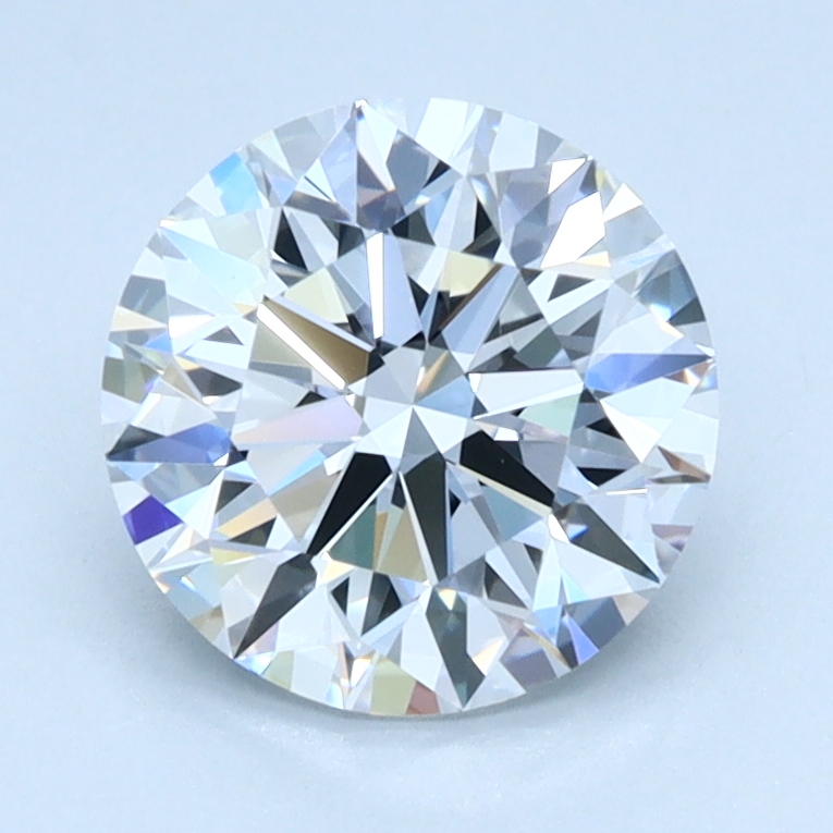 1.6 Carat Round Cut Lab Diamond