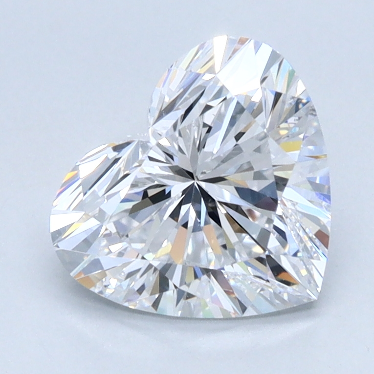 1.55 Carat Heart Cut Lab Diamond