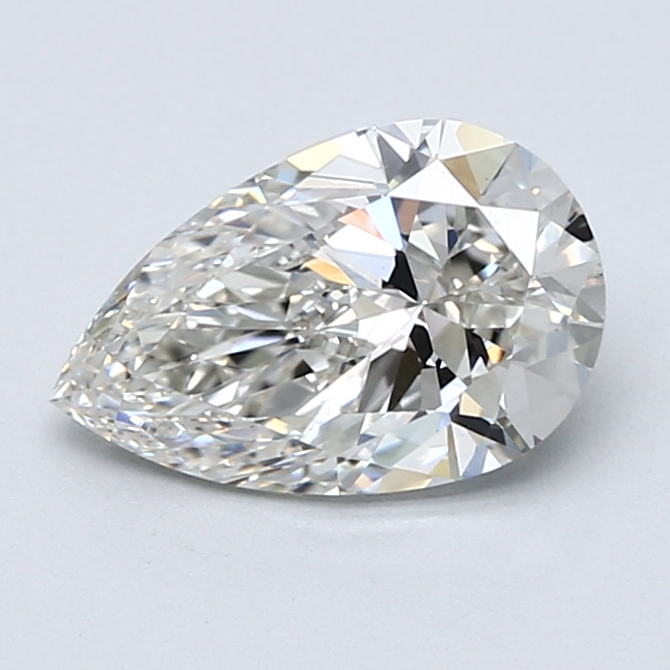 1.57 Carat Pear Cut Lab Diamond