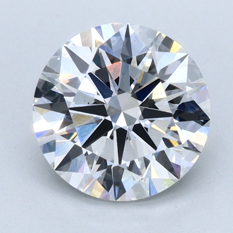 1.68 Carat Round Cut Lab Diamond