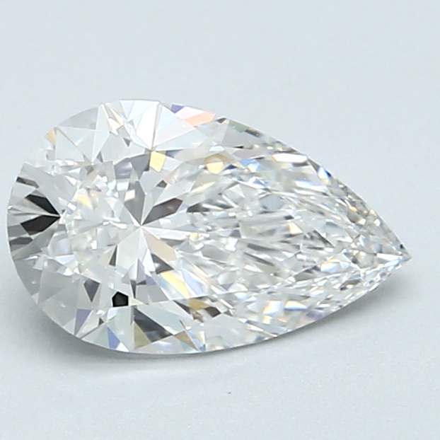 1.42 Carat Pear Cut Lab Diamond