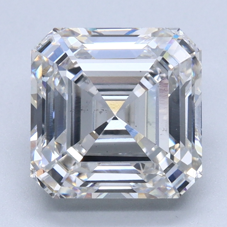 2.61 Carat Asscher Cut Lab Diamond