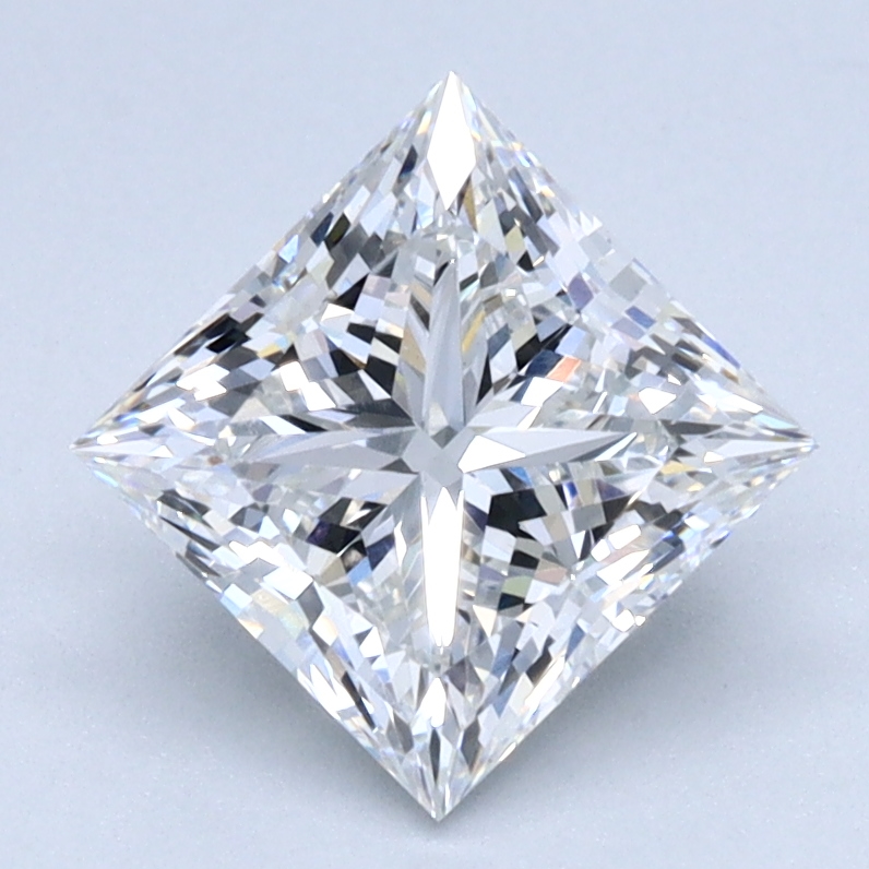 1.71 Carat Princess Cut Lab Diamond