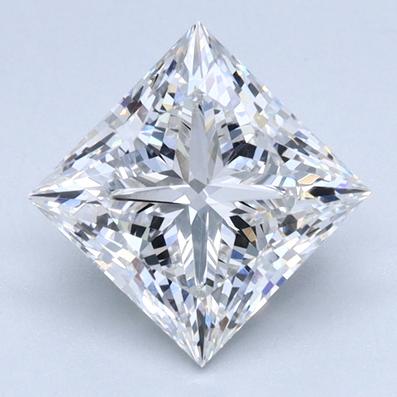1.74 Carat Princess Cut Diamond