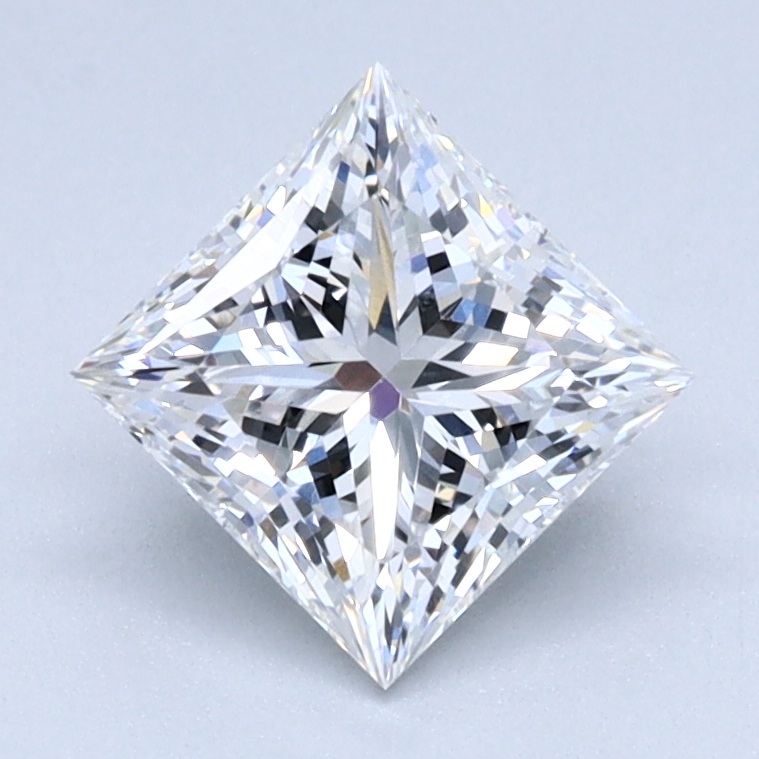 1.26 Carat Princess Cut Lab Diamond