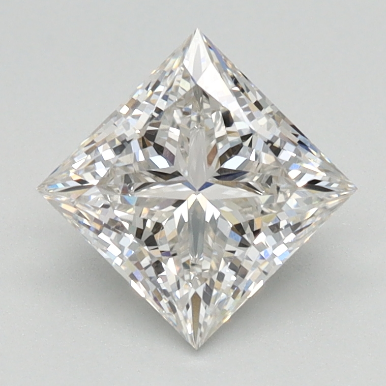 1.28 Carat Princess Cut Lab Diamond