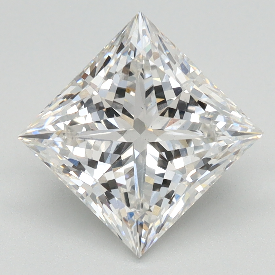 2.56 Carat Princess Cut Lab Diamond