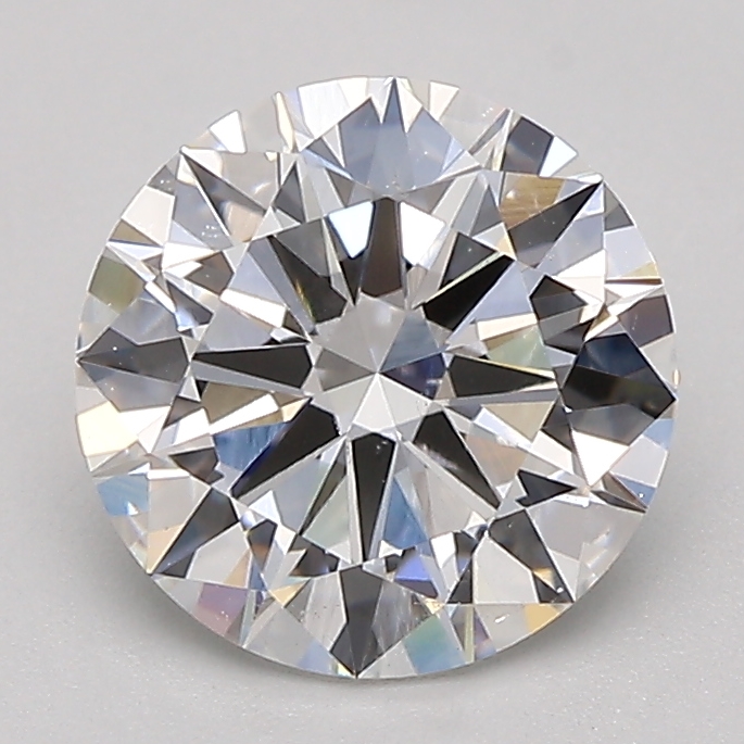 1.7 Carat Round Cut Lab Diamond