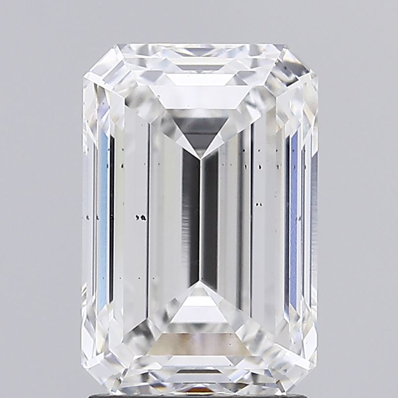 2.58 Carat Emerald Cut Lab Diamond