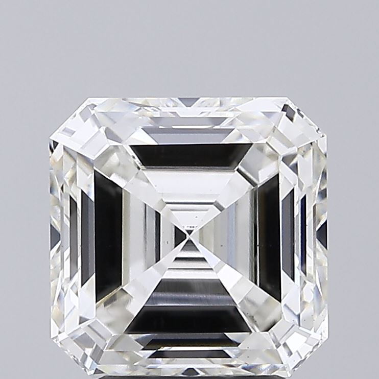 3.77 Carat Asscher Cut Lab Diamond