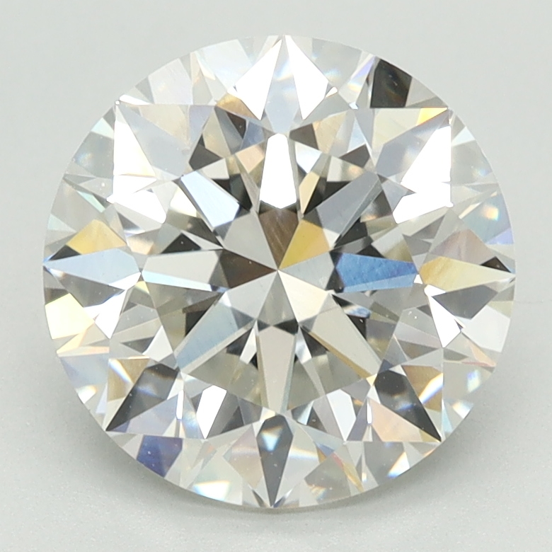 2.72 Carat Round Cut Lab Diamond