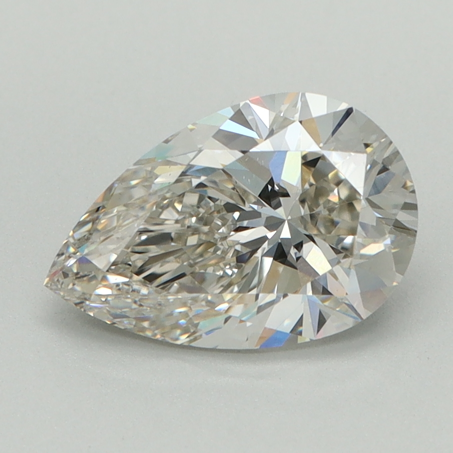 1.71 Carat Pear Cut Lab Diamond