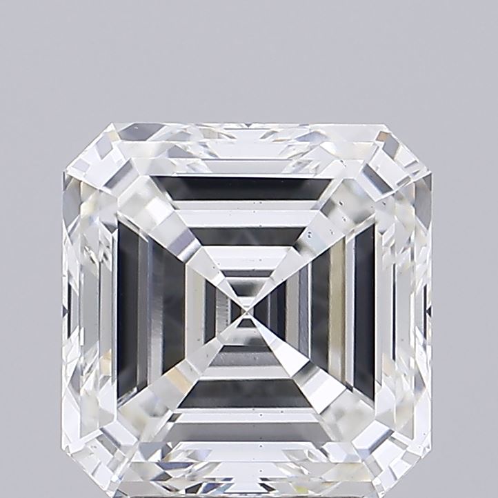 3.92 Carat Asscher Cut Lab Diamond