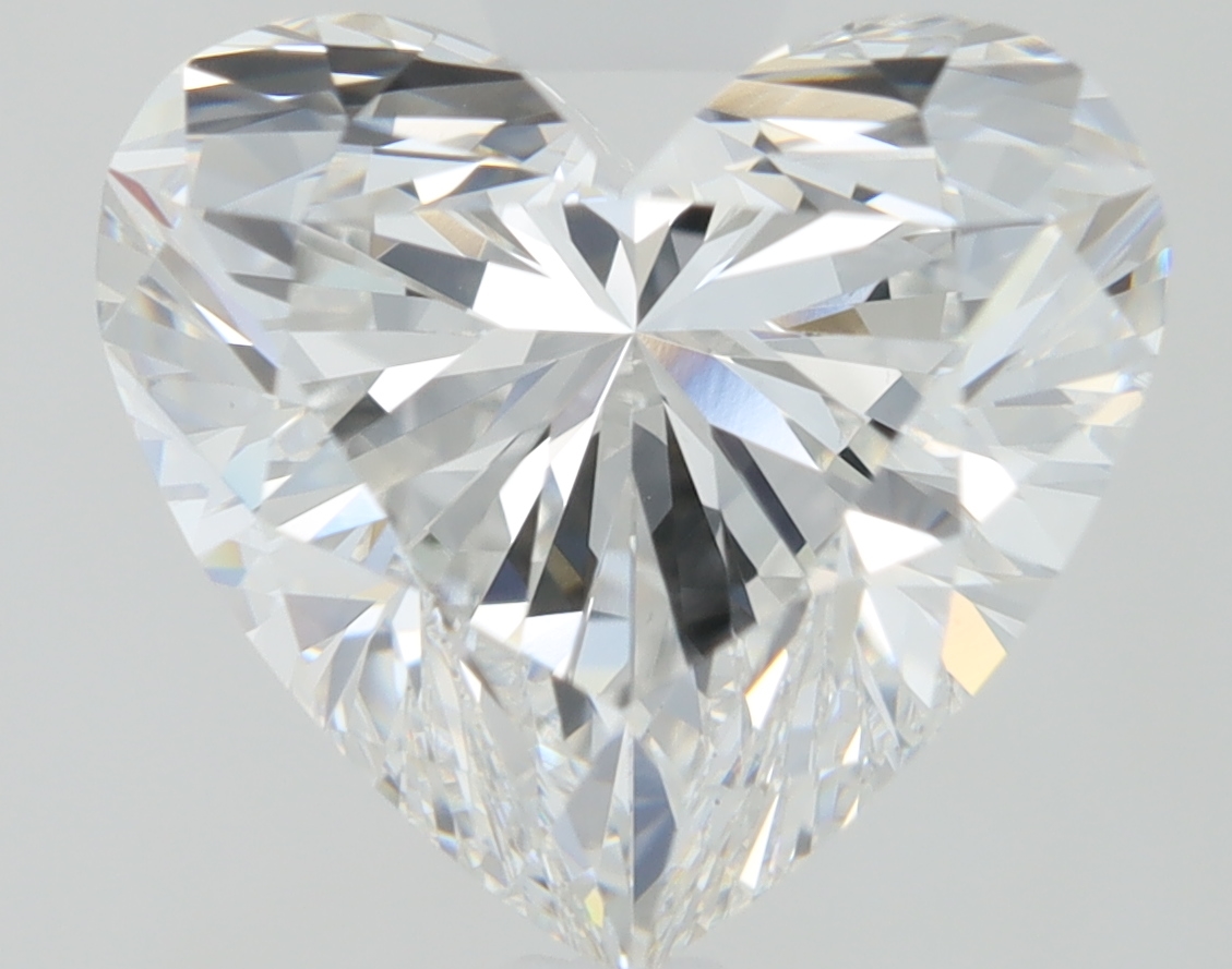 1.53 Carat Heart Cut Lab Diamond