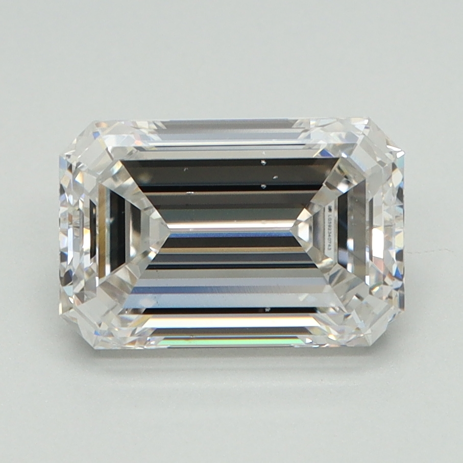 2.09 Carat Emerald Cut Lab Diamond