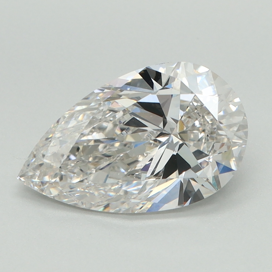 1.76 Carat Pear Cut Lab Diamond