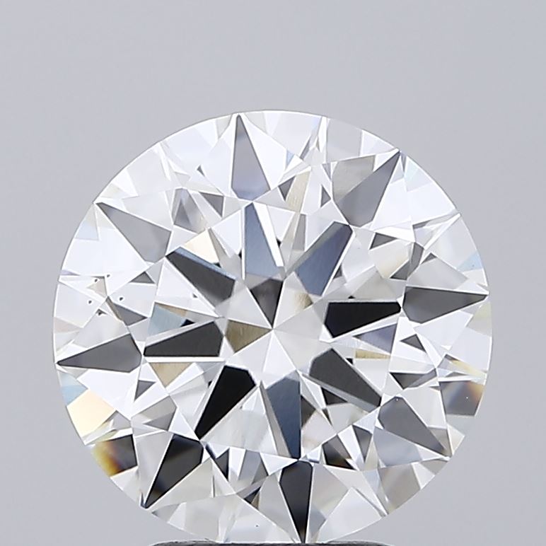 3.26 Carat Round Cut Lab Diamond