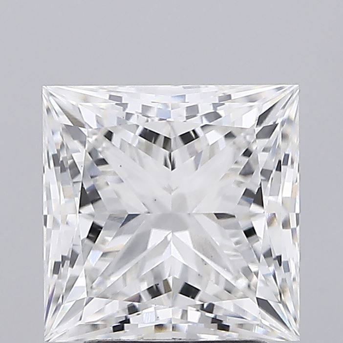 3.14 Carat Princess Cut Lab Diamond