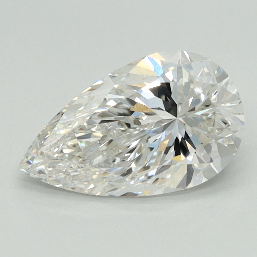 1.42 Carat Pear Cut Lab Diamond