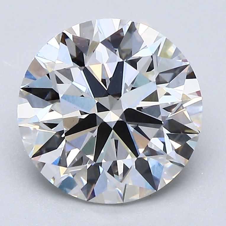 2.62 Carat Round Cut Lab Diamond