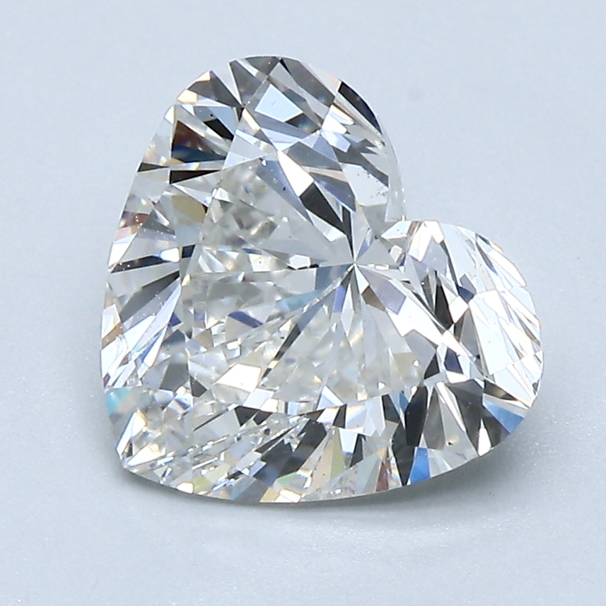 2.5 Carat Heart Cut Lab Diamond