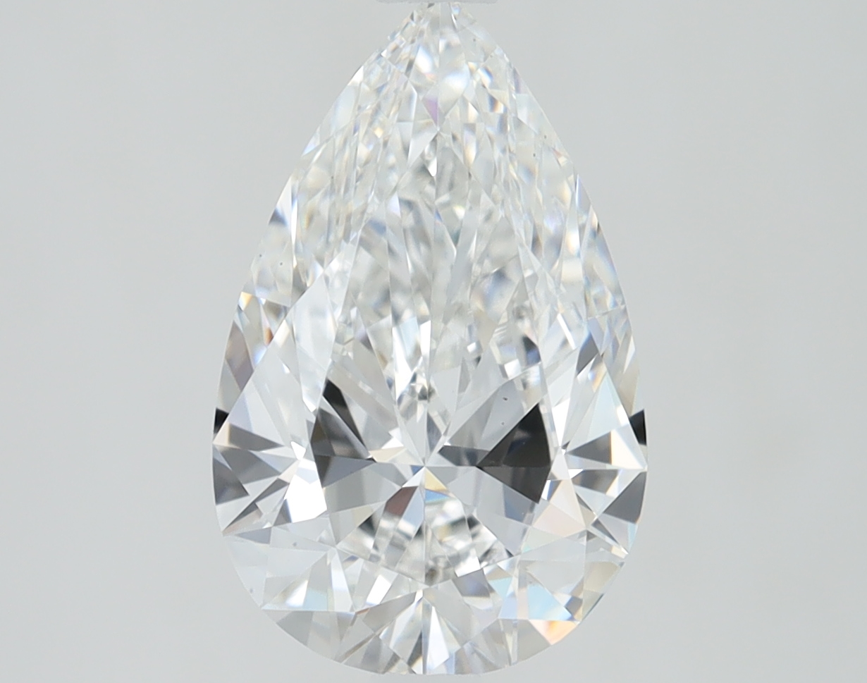 1.69 Carat Pear Cut Lab Diamond