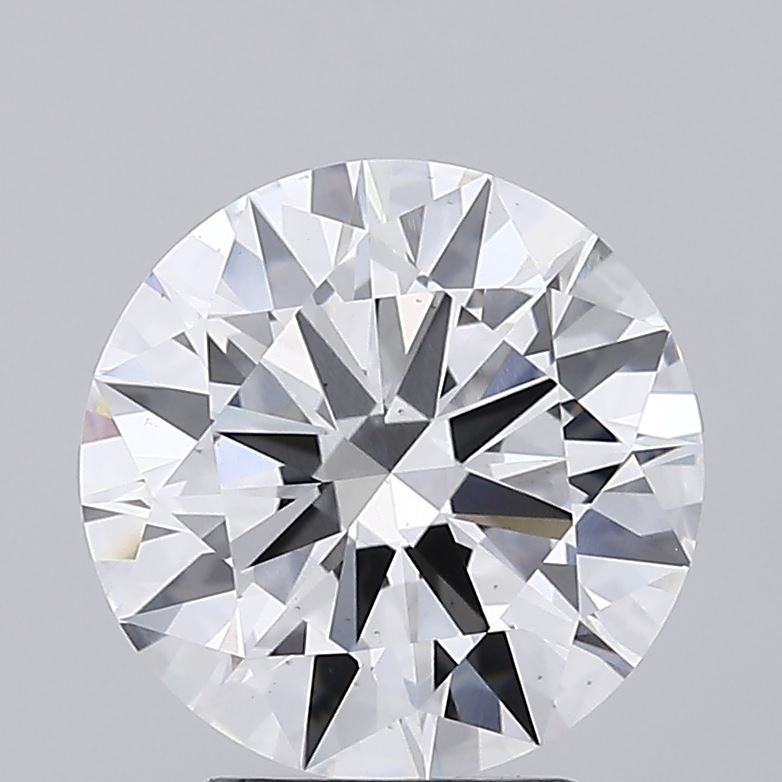 3.57 Carat Round Cut Lab Diamond