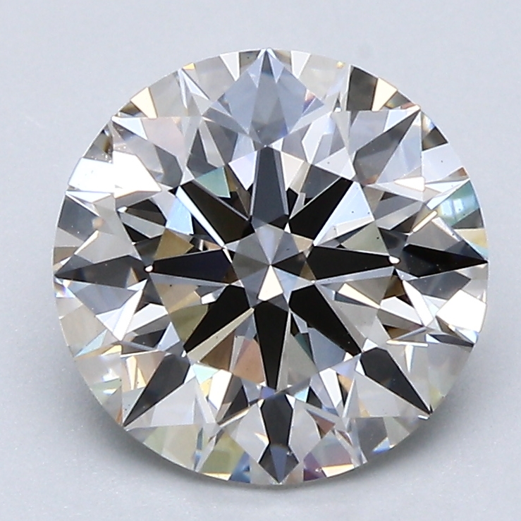 2.47 Carat Round Cut Lab Diamond