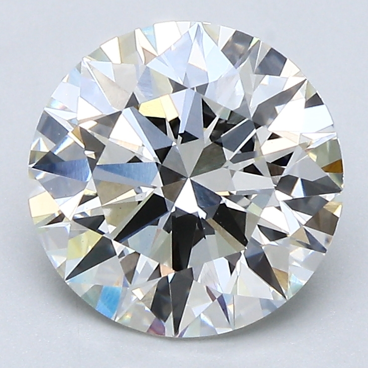 2.59 Carat Round Cut Lab Diamond