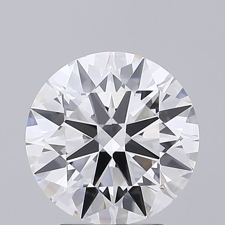 3.19 Carat Round Cut Lab Diamond