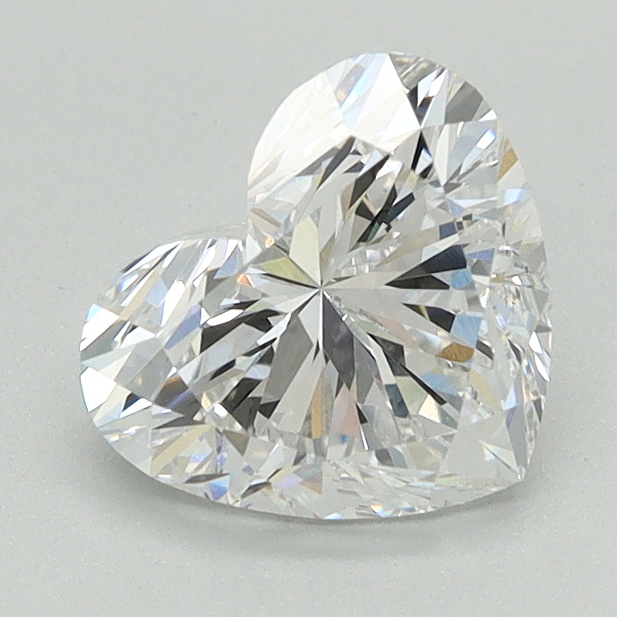 1.37 Carat Heart Cut Lab Diamond