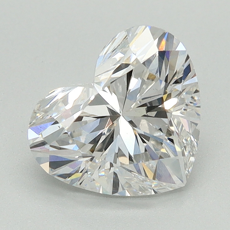 1.53 Carat Heart Cut Lab Diamond