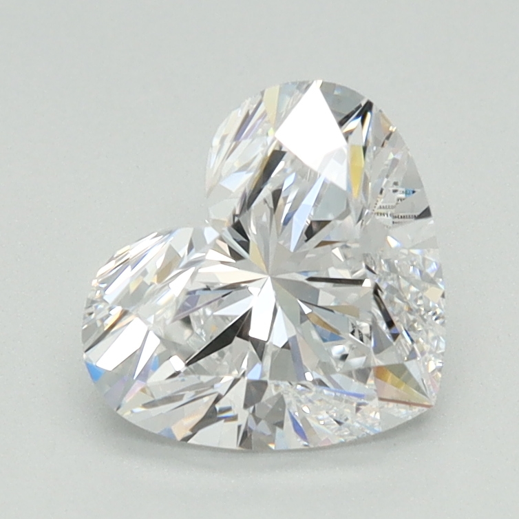 1.28 Carat Heart Cut Lab Diamond