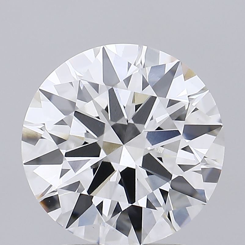 2.68 Carat Round Cut Lab Diamond