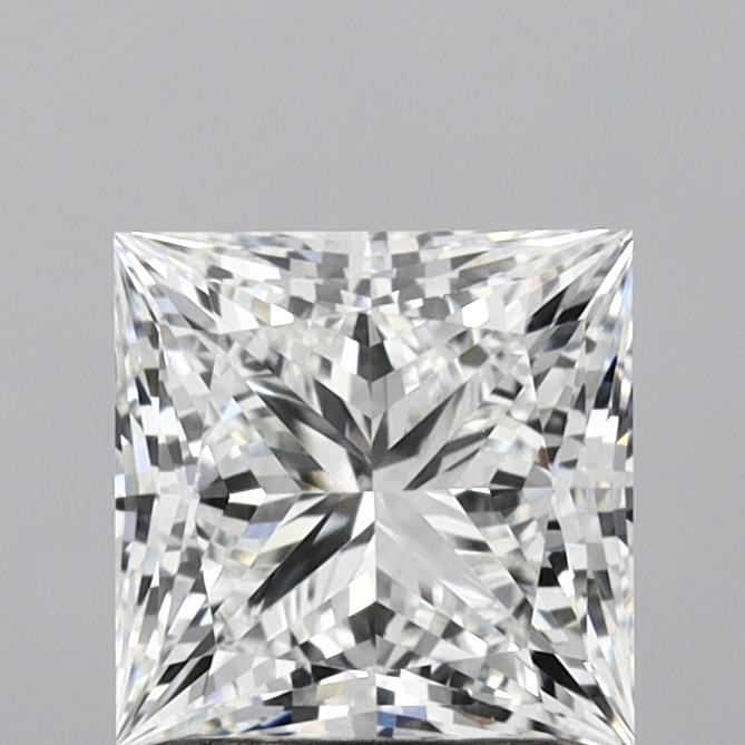 2.44 Carat Princess Cut Lab Diamond