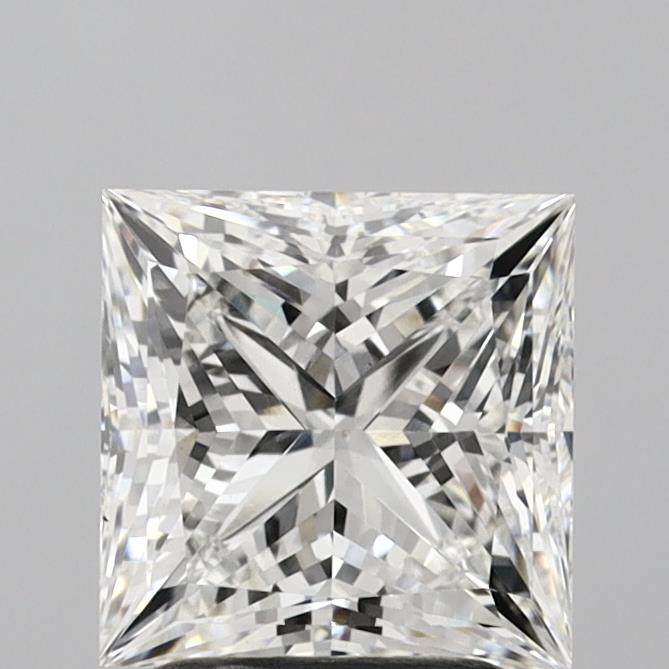 2.51 Carat Princess Cut Lab Diamond