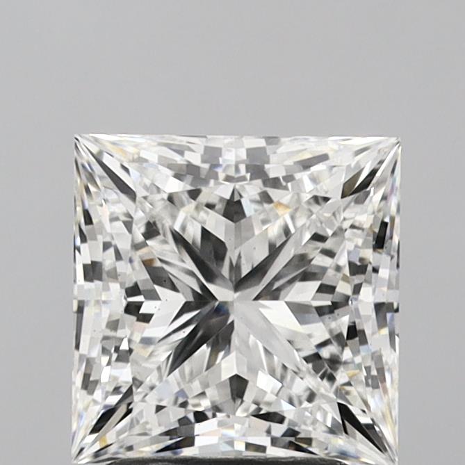 2.57 Carat Princess Cut Lab Diamond